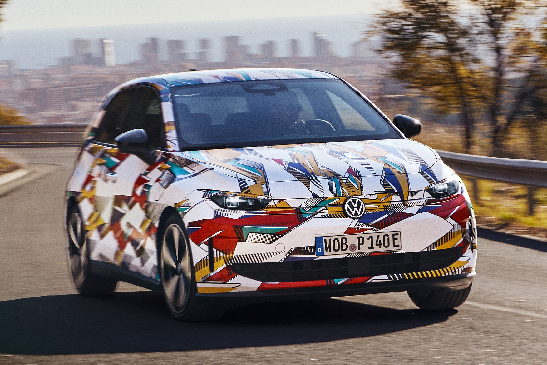 Volkswagen ID. Polo prototype, camouflaged exterior, front three-quarters | CAR