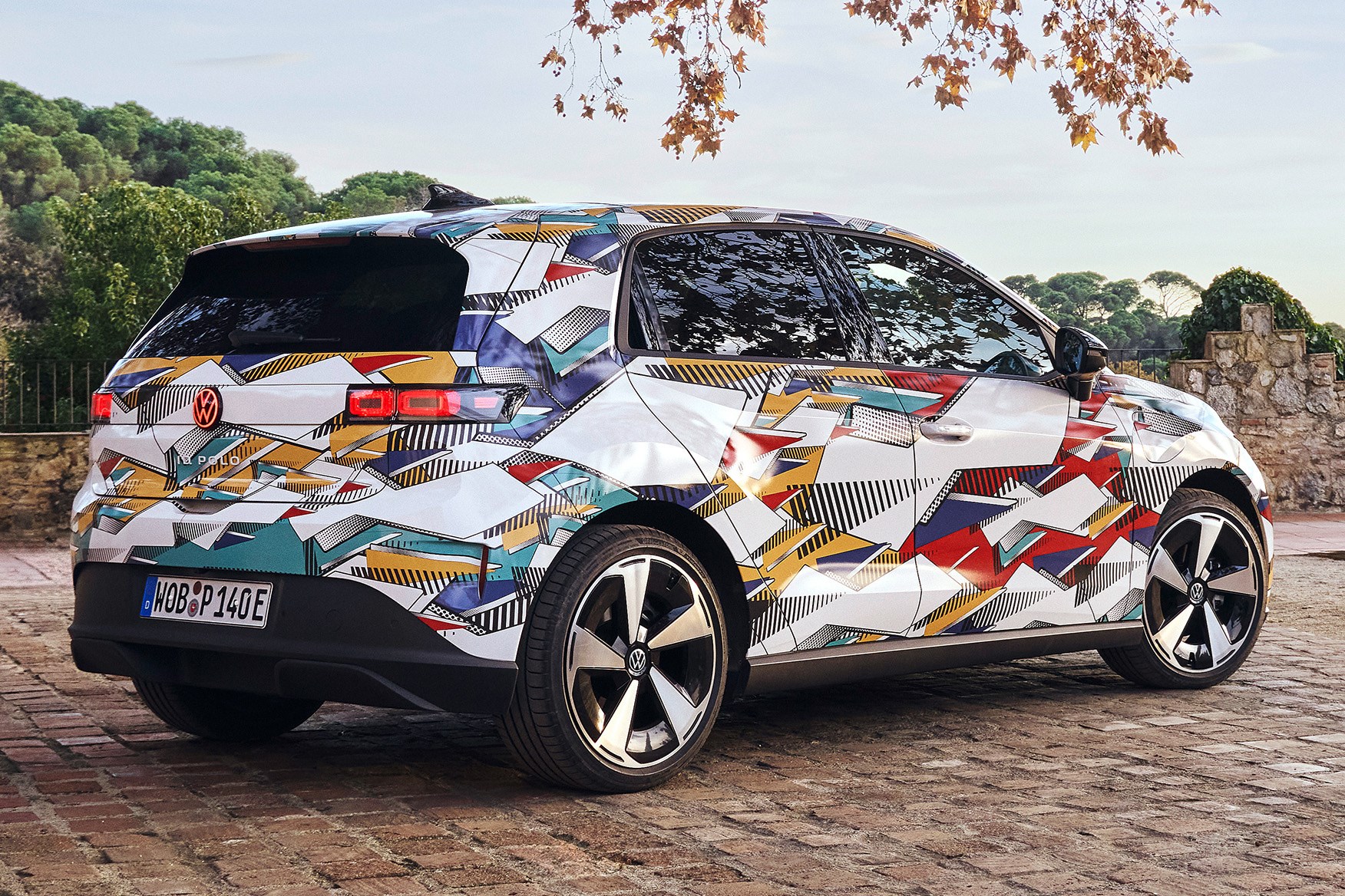 Volkswagen ID. Polo prototype, camouflaged exterior, front three-quarters | CAR