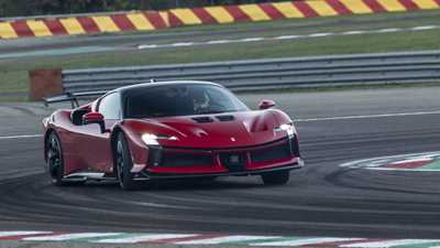 Ferrari SF90 XX front cornering