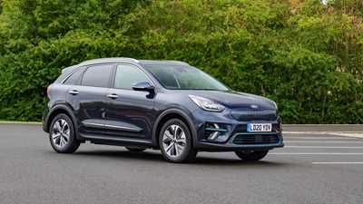 2020 Kia e-Niro front three quarter