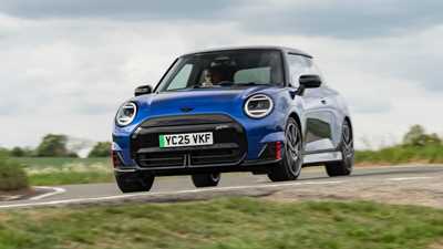 Mini Cooper JCW Electric front cornering