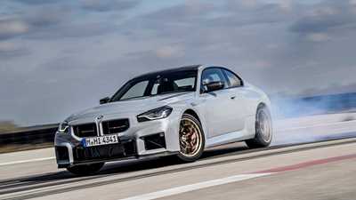 BMW M2 CS sideways