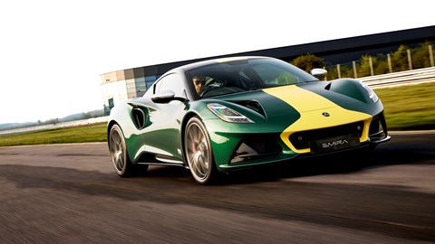 Lotus Emira on track
